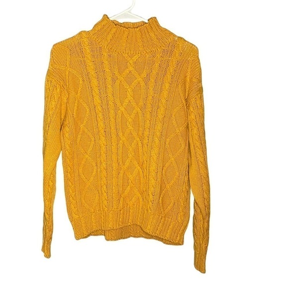 Vintage Princeton Club 100% cotton Cable Knit Sweater Small - Picture 1 of 6